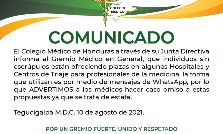 COMUNICADO